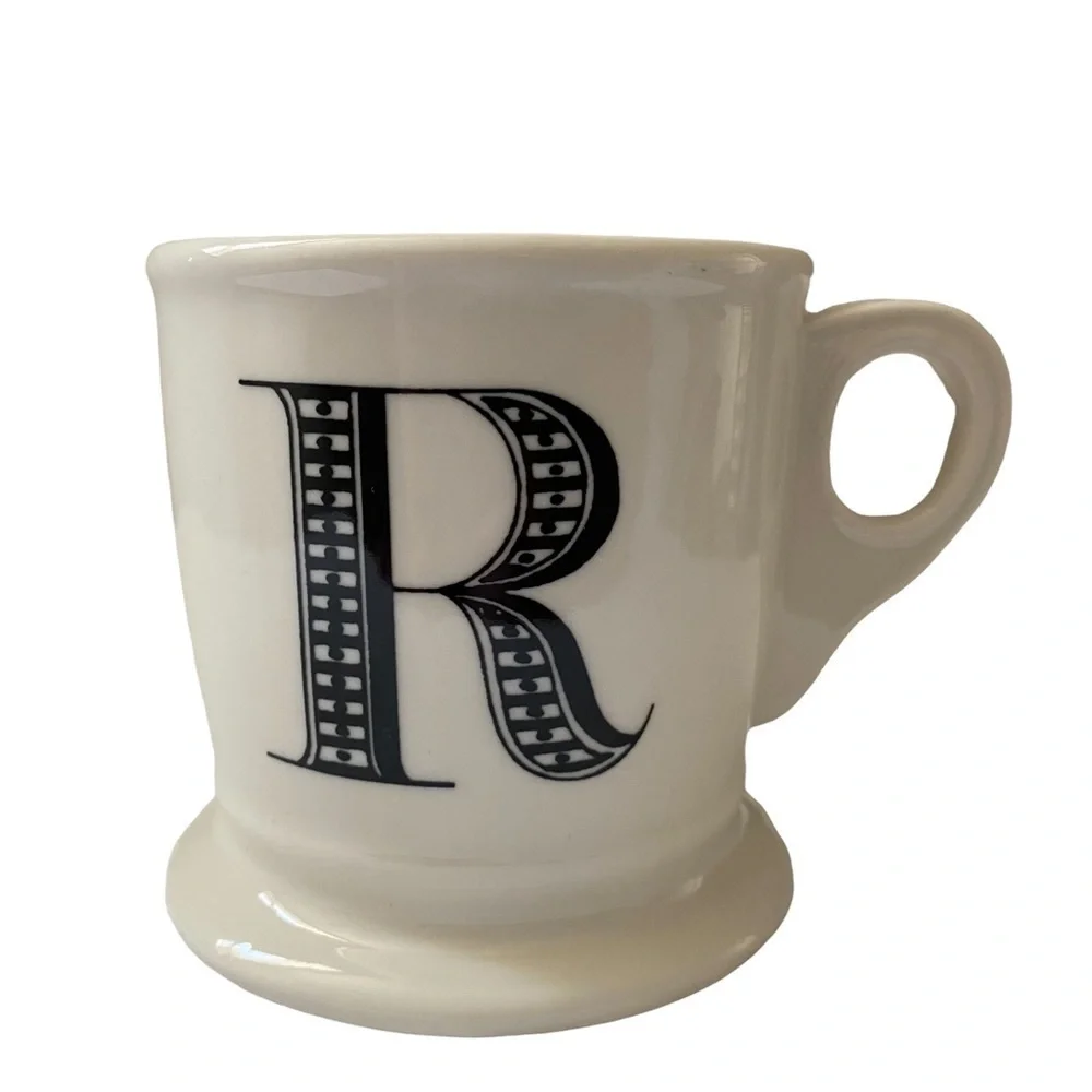 Anthropologie Monogram Mug Letter R